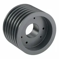 APPROVED VENDOR V-Belt Pulley: B66, 6 Groove, 6.95 in OD, Bushed Bore, SK, Quick Detachable (MPN 6B66SK)