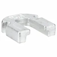 This polished chrome replacement shoe is designed for use with compatible WILTON hold-down clamps, model 63295. It provides a low-friction clamping surface for secure workpiece positioning in machining, assembly, or welding operations. The shoe measures 3-5/8 inches in length and includes only the replacement shoe component