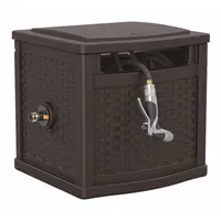 Garden Hose Reel: 150 ft (5/8 in I.D.), 12 in Reel Dia, Brown, 17 1/2 in L x 25 in W x 18 in H (MPN CPLPH112)