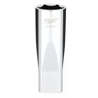 MILWAUKEE Deep Well Socket: SAE, 1/2 in Drive Size, 13/16 in Socket Size, 6-Point, Deep, Chrome (MPN 45-34-9131)
