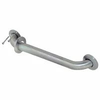APPROVED VENDOR Wall Grab Bar: Straight, 18 in Lg, 1 1/2 in Dia, Stainless Steel, Unfinished (MPN 15186)