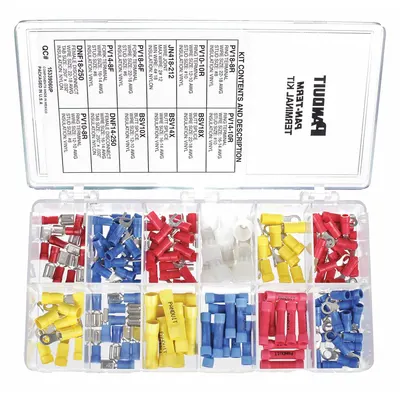 PANDUIT KP-1075Y Mixed Wire Connector & Terminal Set - Mixed Wire Connector & Terminal Sets