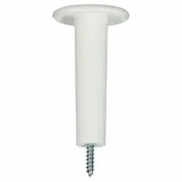 This cable routing spool is designed for use with modular 66 blocks in voice and data wiring installations. It includes mounting screws and a screw for secure attachment, aiding in cable organization and management within telecom closets and structured cabling systems