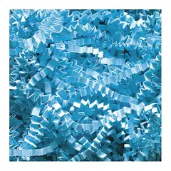 Sky Blue crinkle paper, 10 lb total weight. Used as a lightweight cushioning and void-fill material for packaging fragile items, filling empty space in boxes to reduce movement and impact. Suitable for gift packaging, retail displays, and general industrial packing.