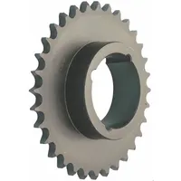 TSUBAKI Sprocket: For 40 Chain, 24 Teeth, 3.831 in Pitch Dia, 4.098 in Outside Dia, Steel, ANSI (MPN 40BTL24)