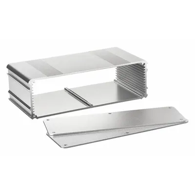 BOX ENCLOSURES B4-080SI Metallic Box, Silver, NEMA 4, 2x6x3 in - Metallic Boxes