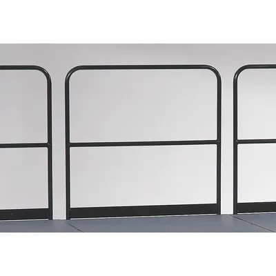 BIL-JAX Steel Guardrail for Stages, 3.5 ft H x 48 in W - Guardrails for Stages
