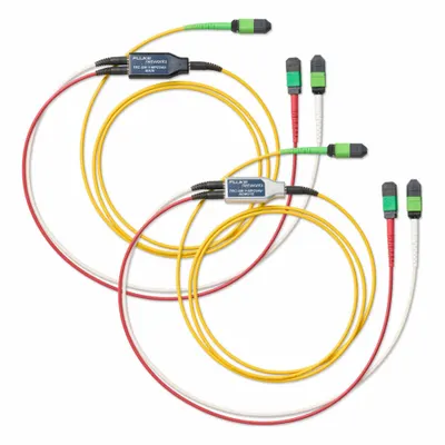 FLUKE NETWORKS Test Reference Cord Set: Test Reference Cord Set, CFM-TRC-S-MPO24U - Trace Kits for Fiber Optic Testing