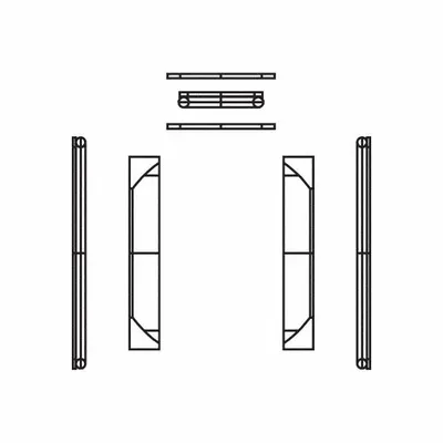 Parker BVHP Ball Valve Seal Kit, 3/4", Fluorocarbon, SKBVHP121V20 - Hydraulic Ball Valve Replacement Seal Kits