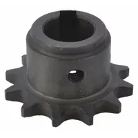 DAYTON Transmission Chain Sprocket: For 2MPU4, Black, Steel (MPN MH2MPU418G)