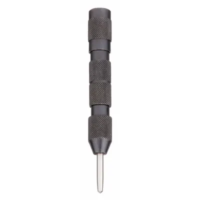 WESTWARD Automatic Center Punch: Round, 1/2 in Shank Dia, 5 in Overall Lg, 1 in Taper Lg - Automatic Centering Punches