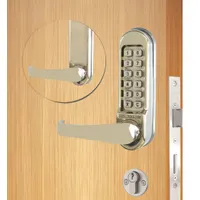 CODELOCKS Mechanical Push Button Lockset: ADA Compliant, Stainless Steel (MPN CL550-SS)