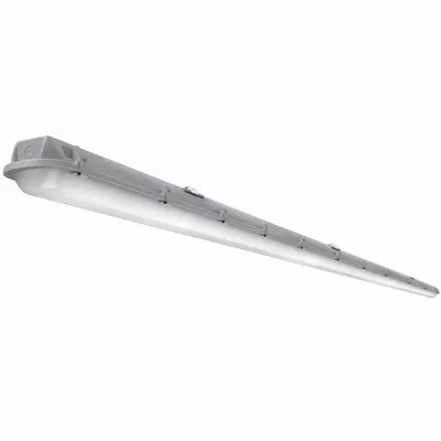 LED Strip Light: 8 ft Lg, 8,000 lm, 4000K, 95 W, 120/277V AC, IP65/IP66 IP Rated - LED Linear Vapor-Tight Light Fixtures