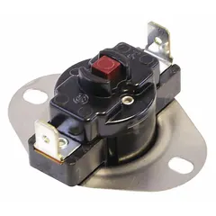 Replacement limit control for HVACR systems. Monitors temperature or pressure and interrupts the circuit to prevent overheating or overpressure. Used in furnaces, air handlers, and packaged units.