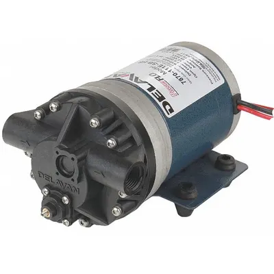 DELAVAN AG PUMPS Diaphragm Pump: Electric, 7870-111E-SB-HS, Polypropylene, Santoprene - Bypass Electric Sprayer Pumps
