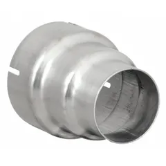 Copper reducer nozzle with 1 3/8 in outside diameter. Concentrates airflow for targeted heating applications such as shrinking tubing, bending plastics, or soldering.