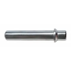 Steel replacement pump piston for pallet jack hydraulic systems. Generates lifting force to raise and lower loads during material handling. Direct replacement part for compatible pallet jack models.