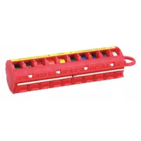 3M Wire Marker Dispenser w/Tape: Black/Blue/Brown/Gray/Green/Orange/Red/Violet/White, 0 Labels (MPN STD-C)
