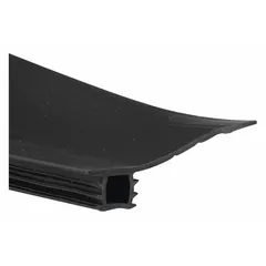 This bug seal is designed to close gaps around screen doors and windows, helping to block insects and drafts. It measures 84 inches in length, 1 3/8 inches in height, and 1/4 inch in width, with an unfinished black finish. Suitable for residential and light commercial applications where a basic seal is needed.