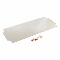 HAMMOND Inner Panel: Back Panel Panel, 13.54 in Overall Ht, 5.7 in Overall Wd, Steel, Galvanized (MPN 1590ZGRP163PL)