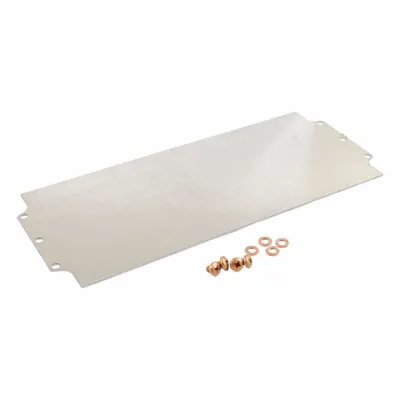 HAMMOND Inner Panel: Back Panel Panel, 13.54 in Overall Ht, 5.7 in Overall Wd, Steel - Interior Mounting Panels