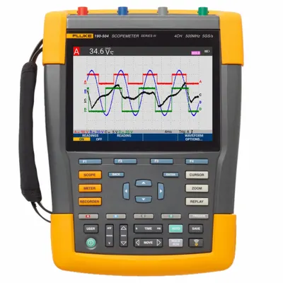 FLUKE Handheld Oscilloscope: Portable Handheld Digital Oscilloscopes, Fully Isolated
