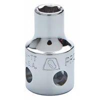 PROTO Socket: SAE, 1/2 in Drive Size, 11/16 in Socket Size, 12-Point, Deep, Chrome, Tether Ready (MPN J5322-TT)