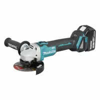 Angle Grinder: 5 in_4 1/2 in Wheel Dia, Brushless Motor, (2) 5.0 Ah, 18V DC, Std Head, LXT® (MPN XAG04T)