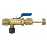YELLOW JACKET Valve Core Remover: 8 1/4 in Lg, Brass, 5/16 in Female SAE Right-Hand, A2L Compatible (MPN 18985)