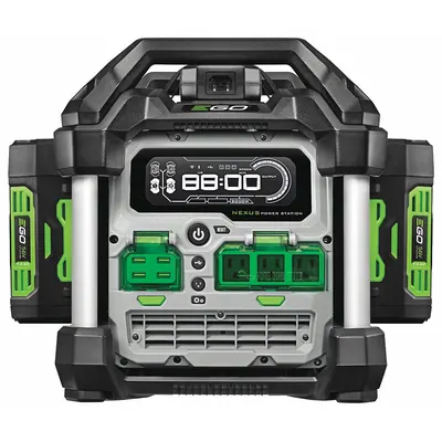 EGO Device Charging Station: 2,000 W Rated Watt, 3,000 W Surge Watt, 3 AC Receptacles - EGO Power Stations