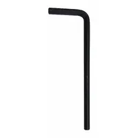WESTWARD Hex Key: 0 Ball Ends, 3 mm Tip Size, Metric, Short, Alloy Steel, Black Oxide, L, 2 Tips