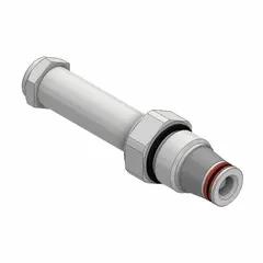 Screw-in, two-position, normally closed, two-way solenoid cartridge valve with steel construction and Nitrile seals. Electrically operated, suitable for on/off flow control in hydraulic systems requiring reliable shut-off.