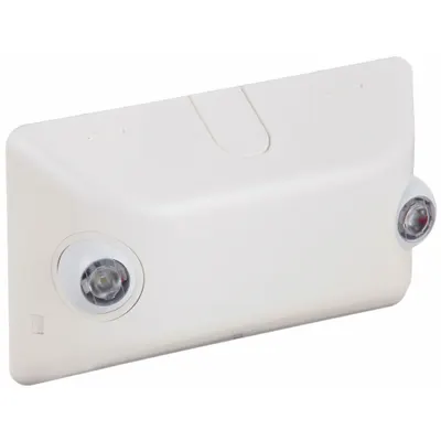 DUAL-LITE Emergency Light: LED, Dry Location Rated, 1 W Lamp Watt, 120/277V AC, 2 W Emergency Watt - Plastic Emergency Lights