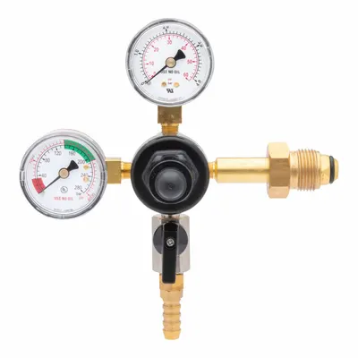 HARRIS Beverage Gas Regulator: For Beer/Coffee/Wine Beverage, For Nitrogen Mix Gas - Beverage Regulators