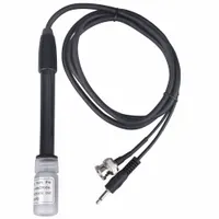 REED INSTRUMENTS Electrode: R3525-ELECTRODE, pH/Temp, 0 to 14 pH/32 to 230°F, Round, 1 m Cable Lg