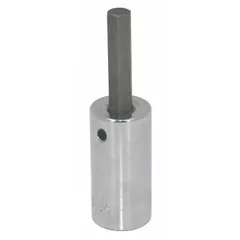 This hex bit socket features a 3/8 in drive size and a 7/32 in hex tip for SAE fasteners. The 3 in overall length provides reach in confined spaces. Suitable for driving hex-head fasteners in automotive and mechanical applications.