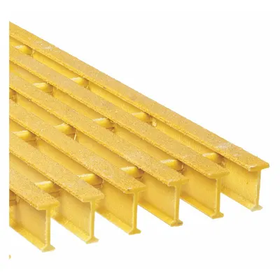 FIBERGRATE ISOFR Flame-Resistant Structural Grating, 24 in x 4 ft