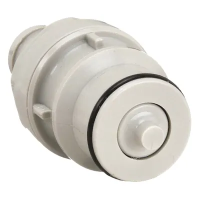 COLDER Quick Connection Coupling: Straight, 1/2 in ID Size, Barbed x Barbed, Polypropylene - Polypropylene Quick-Disconnect Tube Fittings