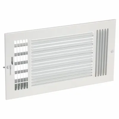 OEM Sidewall/Ceiling Register: Ceiling/Wall, 7 1/4 in H, 13 1/4 in W, Louvered - Sidewall/Ceiling Registers