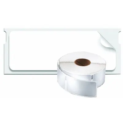 DYMO Printer Label: 3/4 in Label Wd, 2 in Label Ht, White, 1 in Core Dia. - Desktop Direct Thermal Labels