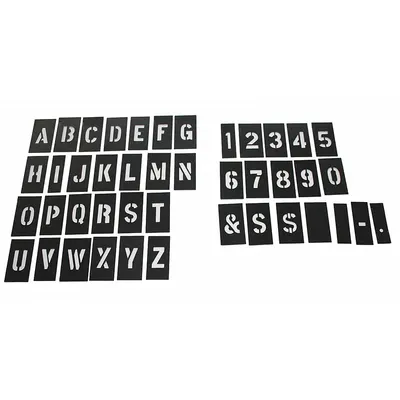 OEM APPROVED VENDOR Plastic Interlocking Stencil Set - Plastic Interlocking Stencil Sets