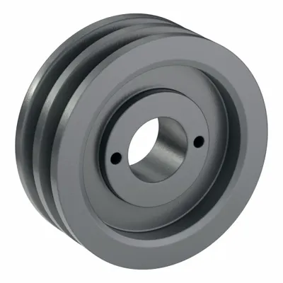 OEM Bushed-Bore Cast-Iron V-Belt Pulley - Bushed-Bore Cast-Iron V-Belt Pulleys
