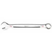 MILWAUKEE Combination Wrench: Chrome Vanadium Steel, Chrome, 5/8 in Head Size, 8 1/4 in Overall Lg (MPN 45-96-9420)