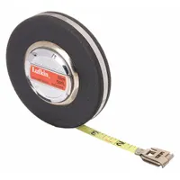 CRESCENT LUFKIN Long Tape Measure: Manual, HW223ME, Metric/SAE, 50 ft / 15 m, 1/8 in/1 mm, Plastic