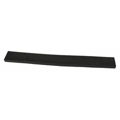 This rubber bumper is a replacement component for material handling equipment. It is compatible with models 5PKE8, 5PKE9, and 5PKF0 through 5PKF9. The bumper absorbs impact and protects equipment surfaces during operation, reducing wear in industrial environments.