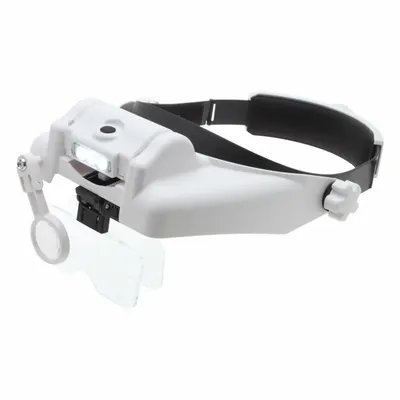 AVEN Head Band Magnifier: 1.5X to 14X, 52 mm Focal Distance - Magnifiers