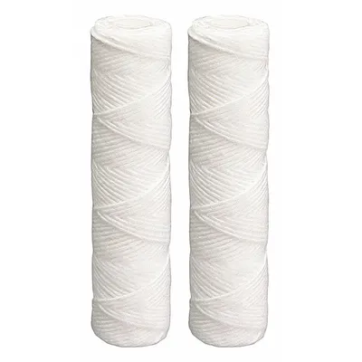 CULLIGAN Water Filter Cartridge: 10 micron, String Wound, 4 gpm, Polyester - String & Blanket Wound Water Filter Cartridges