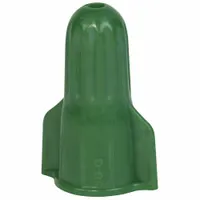 3M Twist-On Wire Connectors: Green, Wire Sizes 14 AWG – 10 AWG, 600 V, 500, PK (MPN SG-G BAG)