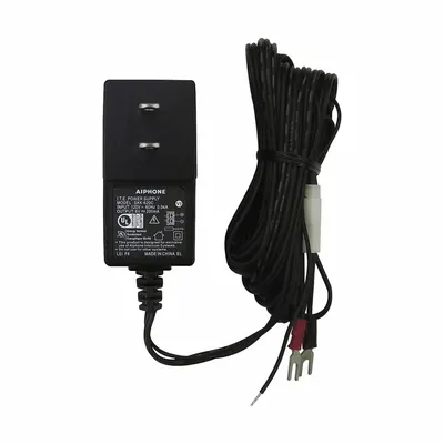 AIPHONE Power Supply: 200mA/6V DC/Fire Retardant ABS Plastic - Power Supplies for Intercoms