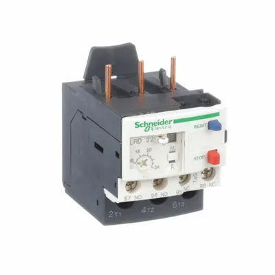 SCHNEIDER Overload Relay: Thermal Protection, 3 Poles, 1NO/1NC, Phase Loss Sensitivity - IEC Thermal Overload Relays